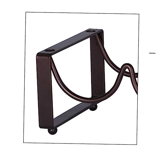 Soporte para botellas de vino de hierro Mikinona 4 botellas miniatura 1