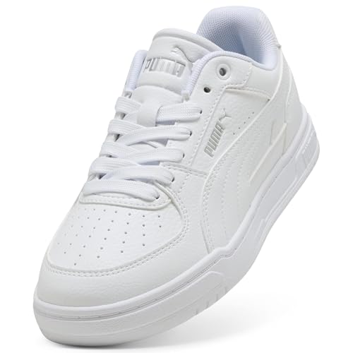PUMA Sneakers Caven III Enfant et Adolescent 35.5, White Silver Metallic