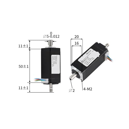 Moteur pas à pas Nema 8 pour motorisation de mini imprimante 3D - 4