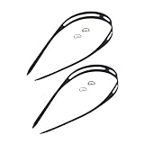 Menolana Swimming Goggles Strap, Swim Eyewear Strap with 2 Clips Replacement Silicone Strap for Men Women, Black