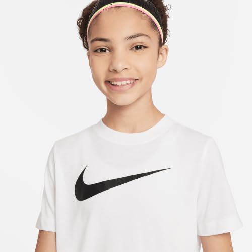 Nike Unisex Kinder Y Nk Df Park20 Tee Hbr Shirt, Weiß/Schwarz, M-140/152 EU – Ansicht 5