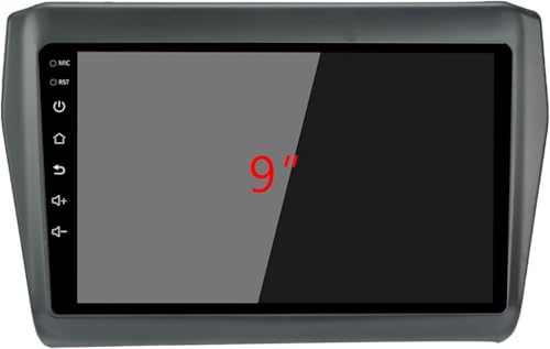 Image of Audio Wheels Car Android Frame ABS300 Plastic Material 9 inch with Wiring Suitable for Base Model for Maruti Swift 2018 +