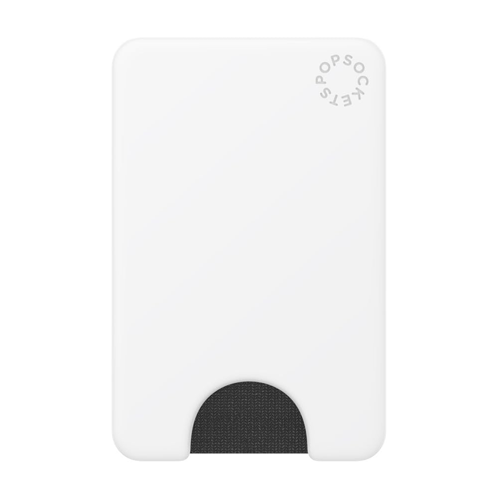 PopSockets Phone Wallet with Phone Grip & Expanding Kickstand, Phone Card Holder, Magnetic Ring for iPhone and Android Included, Wallet Without Grip Compatible with MagSafe®- White (B0CDPLT13M) Amazon Price History, Amazon Price Tracker