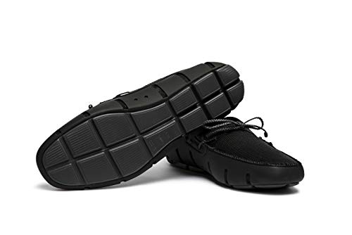 Image of SWIMS Braided Lace Loafer for Men, Breathable Slip On Water Friendly Driving Shoe, Lightweight Mesh Upper, Drainage Sole