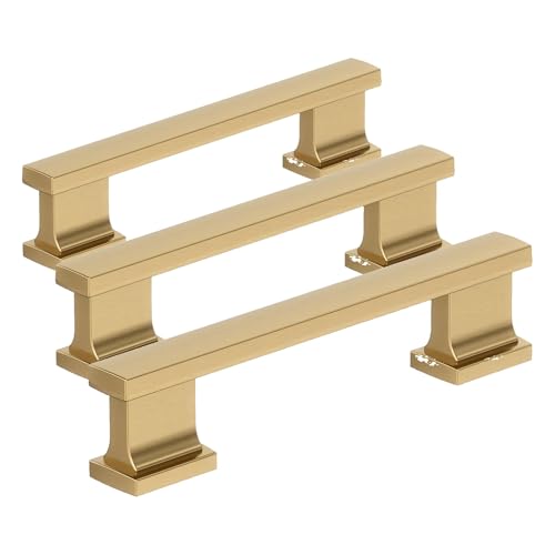 Image of Amerock 10BX37091CZ | Champagne Bronze Cabinet Pull | 3-3 /4 inch (96mm) Center-to-Center | 30 Pack | Triomphe | Furniture Hardware