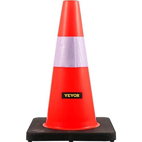 Vevor SAFETY CONES 18" Cones, 18 In/45 Cm Height, 5 Pcs Pvc Orange Traffic Cone thumb #8