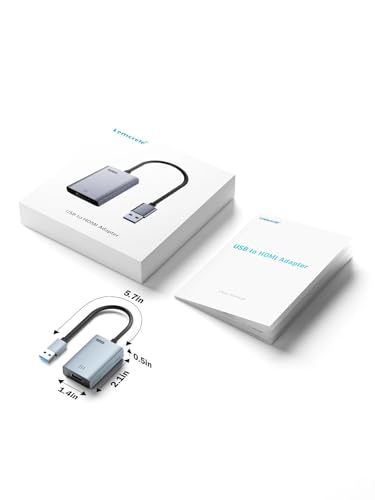 Adaptateur USB vers HDMI pour ajouter un second écran PC - Résolution Full HD 1080p stable