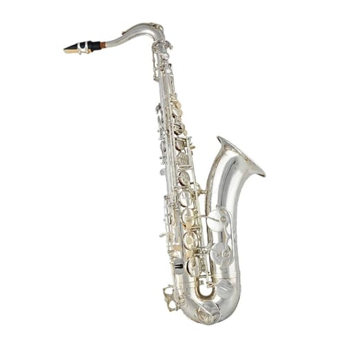 初心者の練習に適したBフラットテナーサックス楽器(Silver)