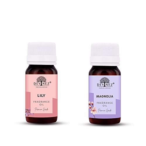 Image of Devinez Lilly, Magnolia Aroma Oil for Diffuser /Ultrasonic Aroma Diffuser /Tealight Diffuser /Reed Diffuser, 15ml Each