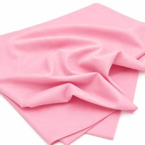 Image of M Fabrics Cotton Plain Solid Lining 2by1 Soft 36 Inch Width Solid Colors for Craft Material Blouse, Petticoat, Kurtis, Tailoring & Boutique Purpose (2by1 Pack of 10 Meters) - Bubblegum /Light Pink