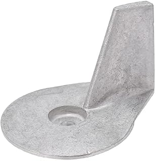 Trim Tab Anode 822157T2 Replacement for Mariner 25-50 2 & 4 Stroke Outboard Motors Compatible with Force Lower Units 1997-2006 Aluminum Alloy Boat Motor Sacrificial Anode Plate
