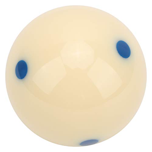 VGEBY DotSpot Cue,57.2mm DotSpot Practice Cue Ball Pool Standard Training Ball (Blue dot) Recreationball Billiards Supplies Recreationball Billiards Supplies Competitive Sports Billiard Supplies