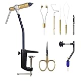 EUPHENG Aventik QuickGrip Travel Fly Tying Vise – Lightweight Rotary Vise Perfect for Beginner