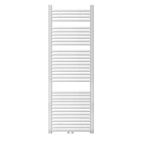 S SIENOC 600 x 1600 mm Weiß mittelanschluß Badheizkörper handtuchhalter Heizkörper Handtuchwärmer Handtuchtrockner 816 Watt
