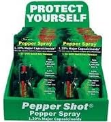 Pepper Spray 12 PS-KC with Counter Display