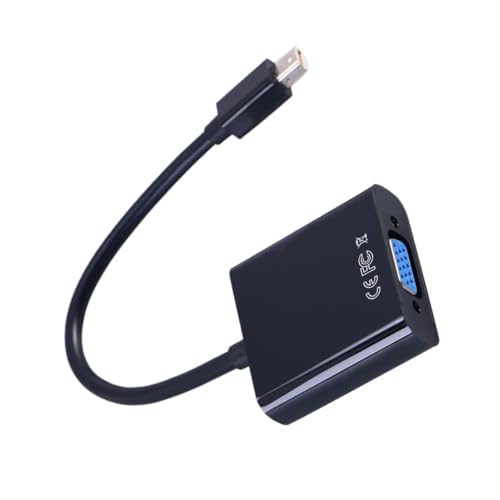 KOMBIUDA Adaptador Vga De Rendimiento Convertidor Mini Vga Compatible con Resolución para Uso Oficinas y Presentaciones