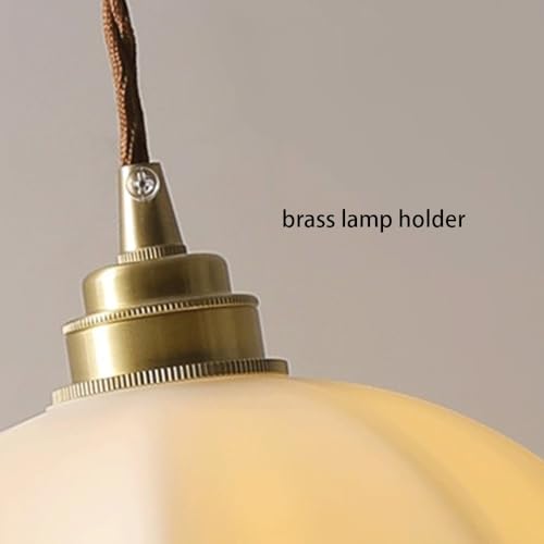 Lustre suspendu réglable E27 chambre à coucher et dôme en verre