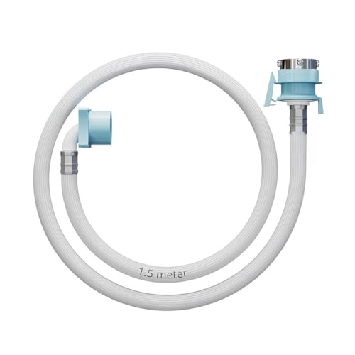 Image of Sparsh Pearl 1.5 Meter Fully Automatic Washing Machine Inlet Pipe with Universal Tap Connector | Hot & Cold Water Washing Machine Pipe Inlet | Leak-Proof, Burst-Proof & Anti-Kink Design