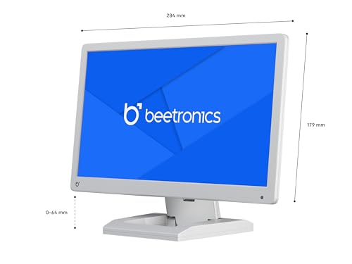 Image of Beetronics 12 Inch Professional Monitor - Full HD 1080p IPS Display | High-Performance, Durable Plastic Housing | HDMI, VGA, BNC, RCA Inputs | Matte Screen, 24 /7 Operation, Wide Viewing Angles, 12HD5W