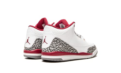 Nike Jordan Preschool Air Jordan 3 PS 429487 126 Cardinal - Size 1Y White/Light Curry/Cardinal Red 1 Little Kid4