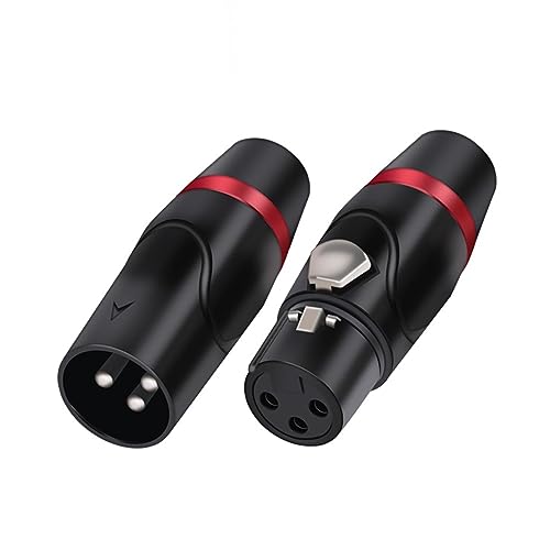 Conector XLR de 3 pines para solucionar cortes de señal en sistemas de iluminación de audio 3