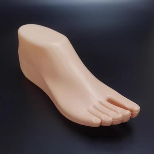 YJIUYUANQ Plastic Women Female Feet Mannequin Foot Model Female Foot Sock Sox Shoes Display Mannequin Feet,1 Pair