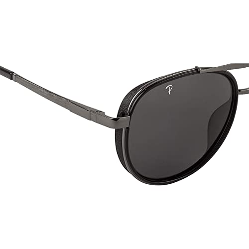 Image of Louis Kouros Cherokee Aviator Classic Trendy 4414 sunglasses | Mirror Lens | 400 UV Protected | For Men's Women's | Medium | 58mm Lens Width