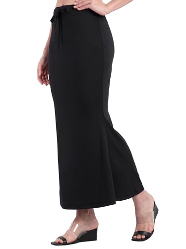 Image of Saree Shapewear Petticoat for Women | Tummy Control Underskirt with Side Slit |Fish-Cut Stretchable Body Shaper Skirt for Saree, Lehenga, Gown | Comfortable Fit