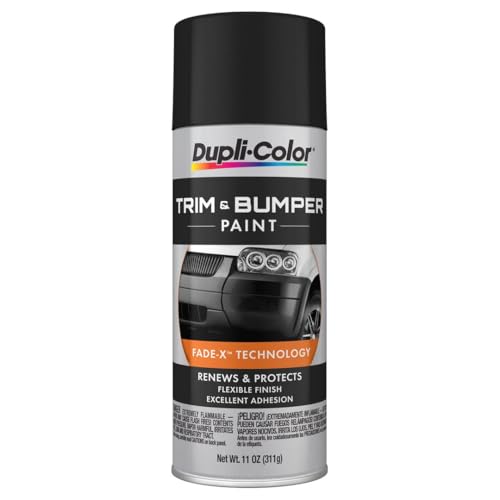 Dupli-Color ETB101000 Trim and Bumper Spray Paint - Black -11 oz. Aerosol Can