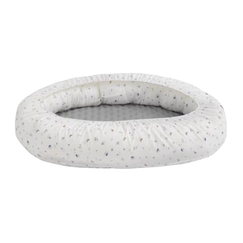 Cambrass - Cuna nido portatil para bebé - reductor para cuna, ideal para recién nacido - House 55x90x15 Cm Azul