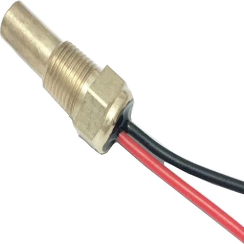 デジタル 52MM ゲージ 3 in 1 多機能 タコメーター/水温/油圧/電圧計/燃料レベルゲージ 車 ボート 簡単なインストール(1/8npt water temperature)