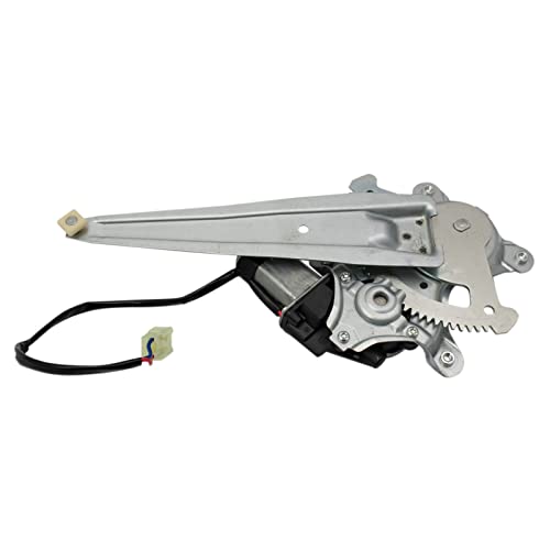 Image of TRQ Rear Right Power Window Regulator & Motor Assembly Passenger Side Compatible with 2008-2014 Scion xD 2008-2013 Toyota Highlander RAV4 TO1551142