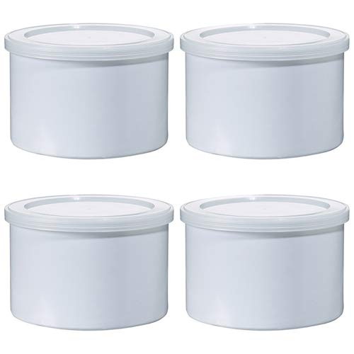 Empty Refill Wax Can for Wax Beads 14 Oz. 4 Pack - Empty Wax Can - Empty Tin Can - Fits Most Wax Warmers