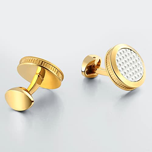 Mancuernillas Clásicas de Acero Inoxidable para Hombre miniatura 4