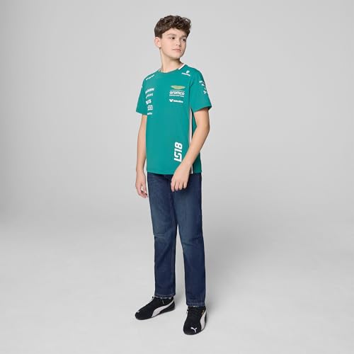 Aston Martin F1 2025 Kids Stroll Team Tshirt Green4
