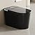 Black Smart Toilet with Auto Open/Close Lid, Modern Intelligent Tankless One Piece Toilet with Bidet Built In, Warm Water, Warm Air Drying, Self-Cleaning Heated Seat Toilet with Remote Control.