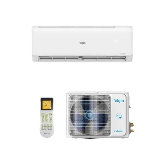 Ar Condicionado Split Hi Wall Eco II Wi-Fi Inverter Elgin 12.000 Btus Quente e Frio 220v R-32
