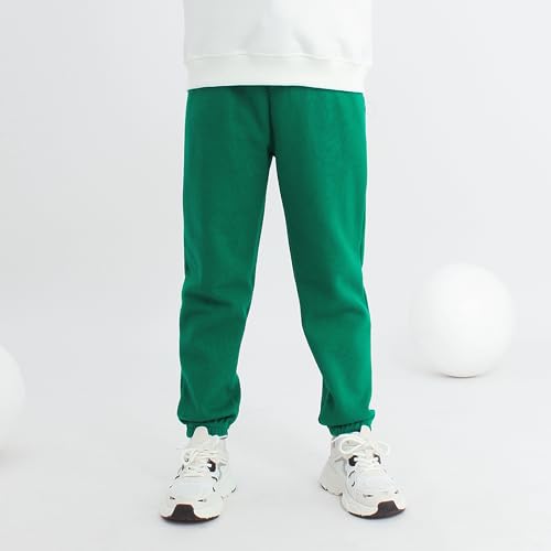 Boys Girls Pants Pull on Drawstring Cotton Drawstring Joggers Plain Kids Sweatpants 5Y-14Y2