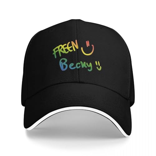 TTVXIHL Men's Baseball Cap，Rainbow Freenbecky Fashion Signature Y2k Sport Baseball Caps Women Men Printing Male Beach Sunscreen Hat Trucker Cap，Gift