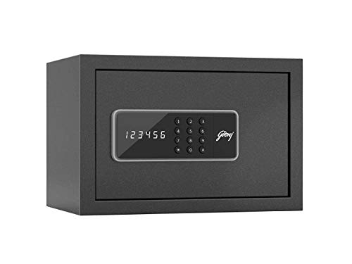 Image of Godrej Security Solutions Godrej 8 litres Home Safe Digital Locking Systems (Digi, Ebony, Nannan, Grey)