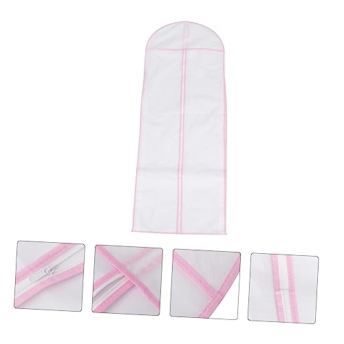 1pc Nonwoven Wedding Dress Storage Bag Dustproof Garment Cover for Bridal Gowns Extra Long Soft Scratch-resistant for Dress Protection and Travel3