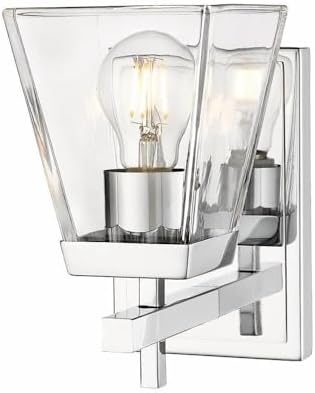 Z-Lite 819-1S-CH Lauren Wall Sconce, 1-Light 100 Watts, Chrome