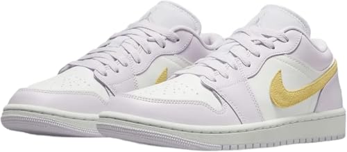 Nike Jordan 1 Low Women Barley Grape/Lemon Wash-White DC0774-501 Size 10 Women's US3