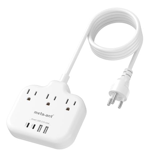 Thailand Power Adapter with 4FT Extension Cord,...