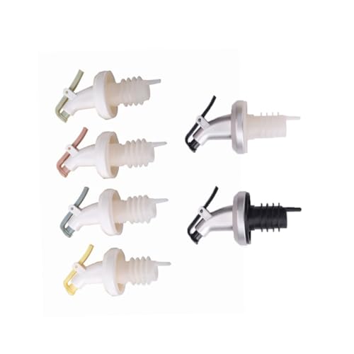 COLLBATH 6pcs Wine Spout Pourer Olive Oil Pourer Spout Pump Coffee Syrup Bottle Oil Bottle Dispenser Pourers Oil Dispenser Spout Syrup Pump Bottle Pourer Wine Stopper Beverage