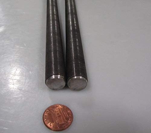 Grade B7 Steel Fully Threaded Rod 5/8"-18 x 8.00 Length 2 Pcs.