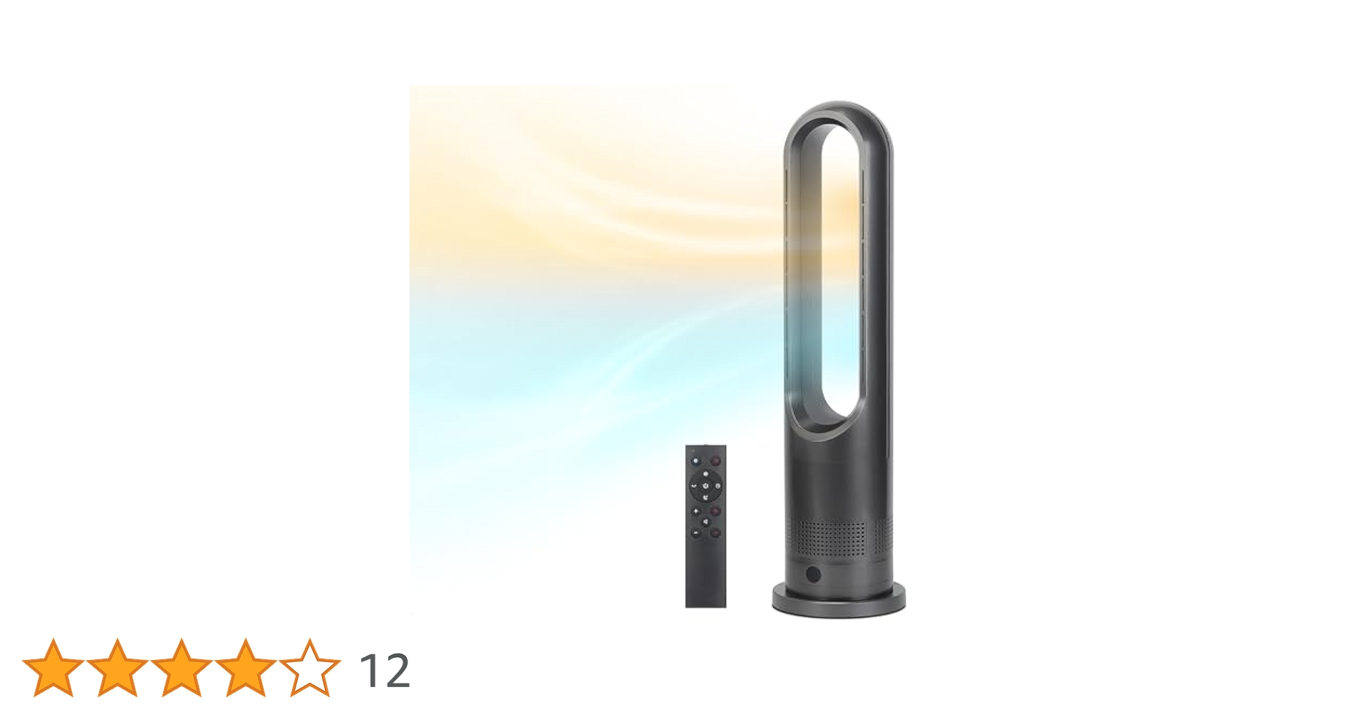 Amazon | 扇風機【冷暖房兼用・羽なし】 タワーファン 8段階送風