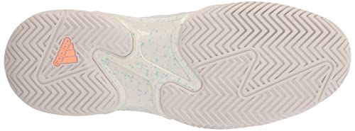 adidas Tênis masculino Barricade, Branco/Azul pulso/Menta Ton (Parley), 9.5