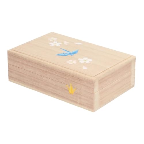 Boîte à couture en bois Tulip 7,8x12,2 cm pour vos ateliers broderie nomades