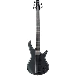 IBANEZ GIO Série E-Bass 5 String – Noir Weathered (GSR205B-WK), pleine taille - Les Beatles, Paul McCartney, John Lennon, RIngo Starr, George Harrison